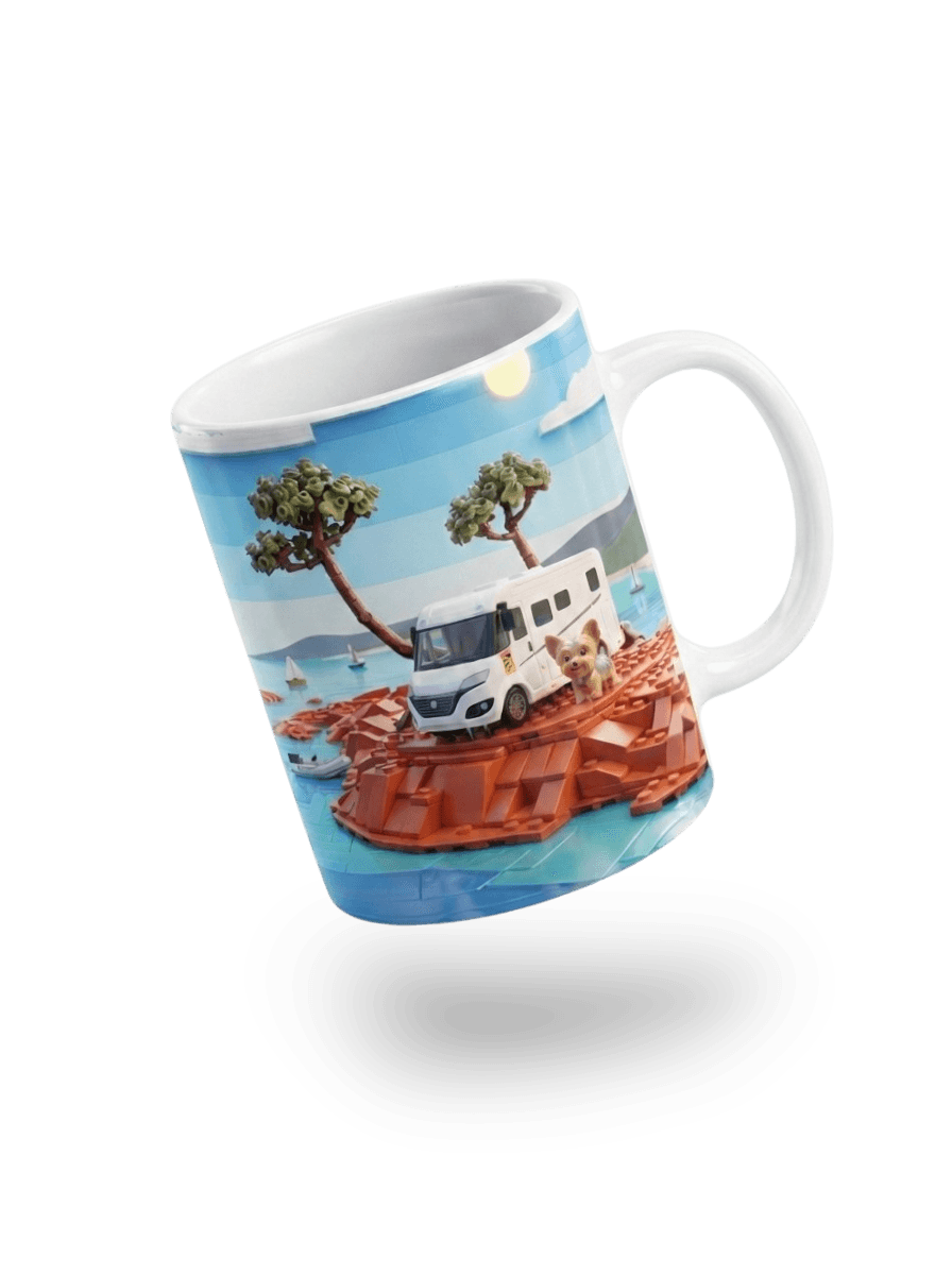 Mug camping-car personnalisé